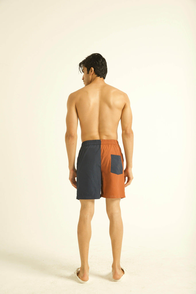 COLOUR BLOCK SWIM SHORTS - dash and dot dash and dot