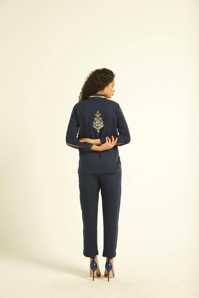 MIRROR EMBROIDERED PANT - dash and dot dash and dot