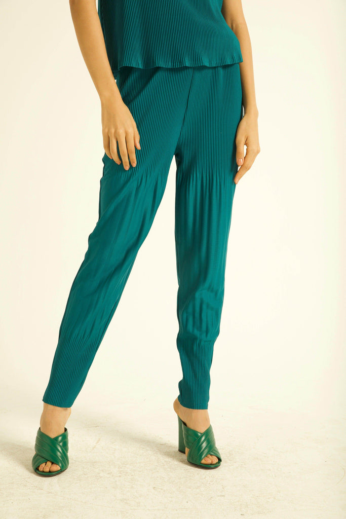 IRREGULAR PLEAT DRUM PANT - dash and dot dash and dot