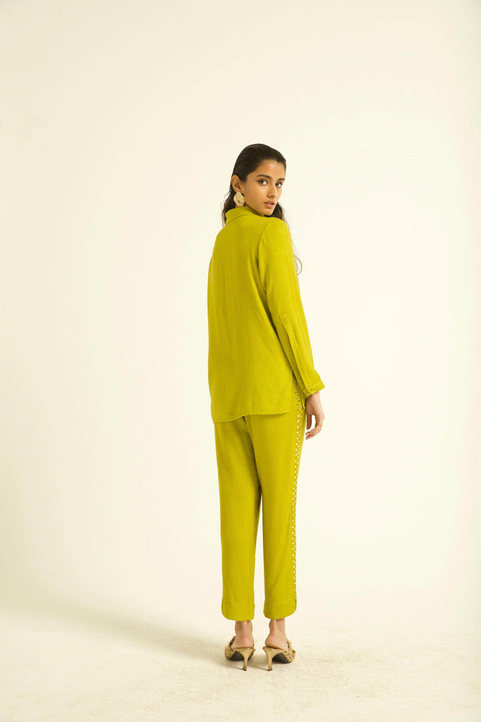 MIRROR EMBROIDERED PANT - dash and dot dash and dot