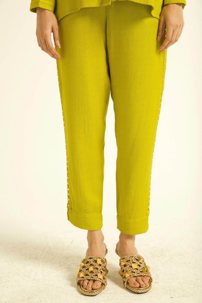 MIRROR EMBROIDERED PANT - dash and dot dash and dot