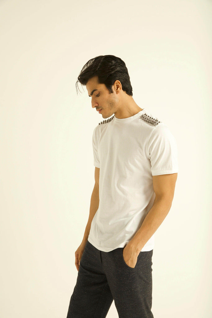 STUD TEE - dash and dot dash and dot