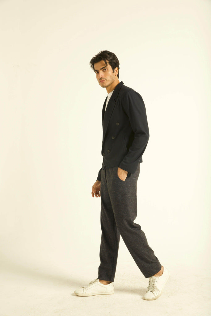 DOUBLE-BREASTED CROP BLAZER - dash and dot dash and dot