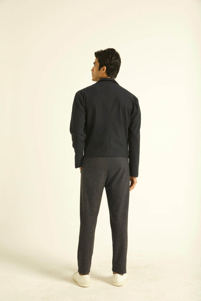 DOUBLE-BREASTED CROP BLAZER - dash and dot dash and dot