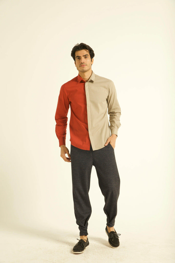 BUTTON CUFF TROUSER - dash and dot dash and dot