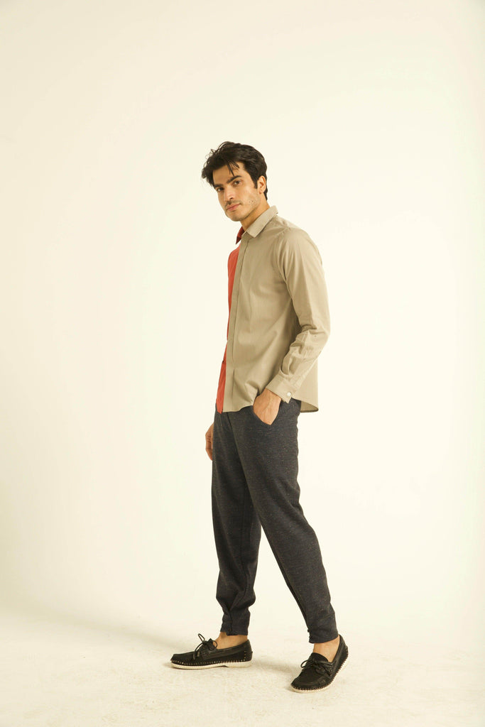 BUTTON CUFF TROUSER - dash and dot dash and dot