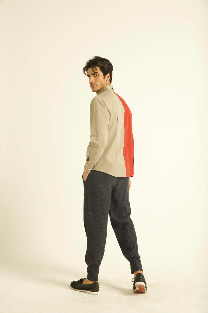 BUTTON CUFF TROUSER - dash and dot dash and dot