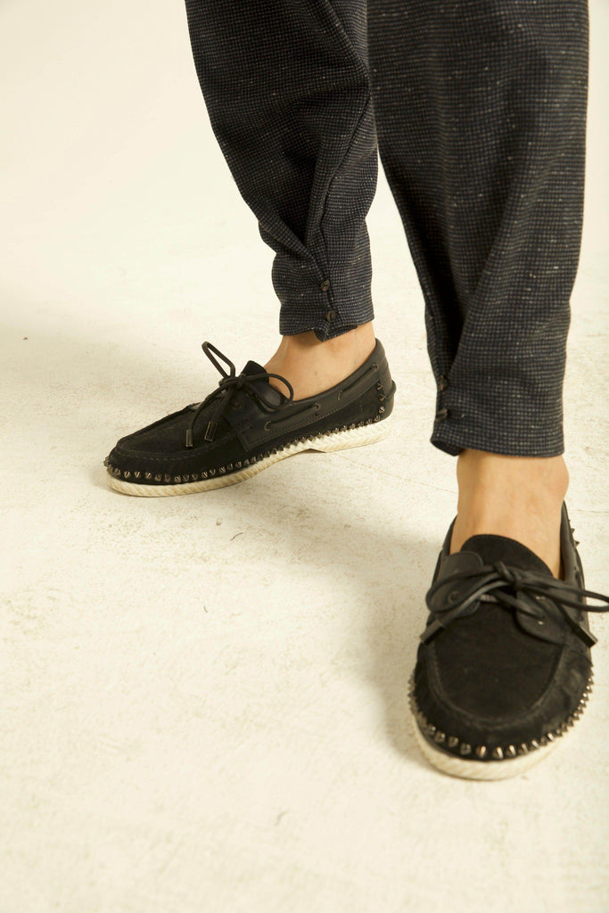 BUTTON CUFF TROUSER - dash and dot dash and dot