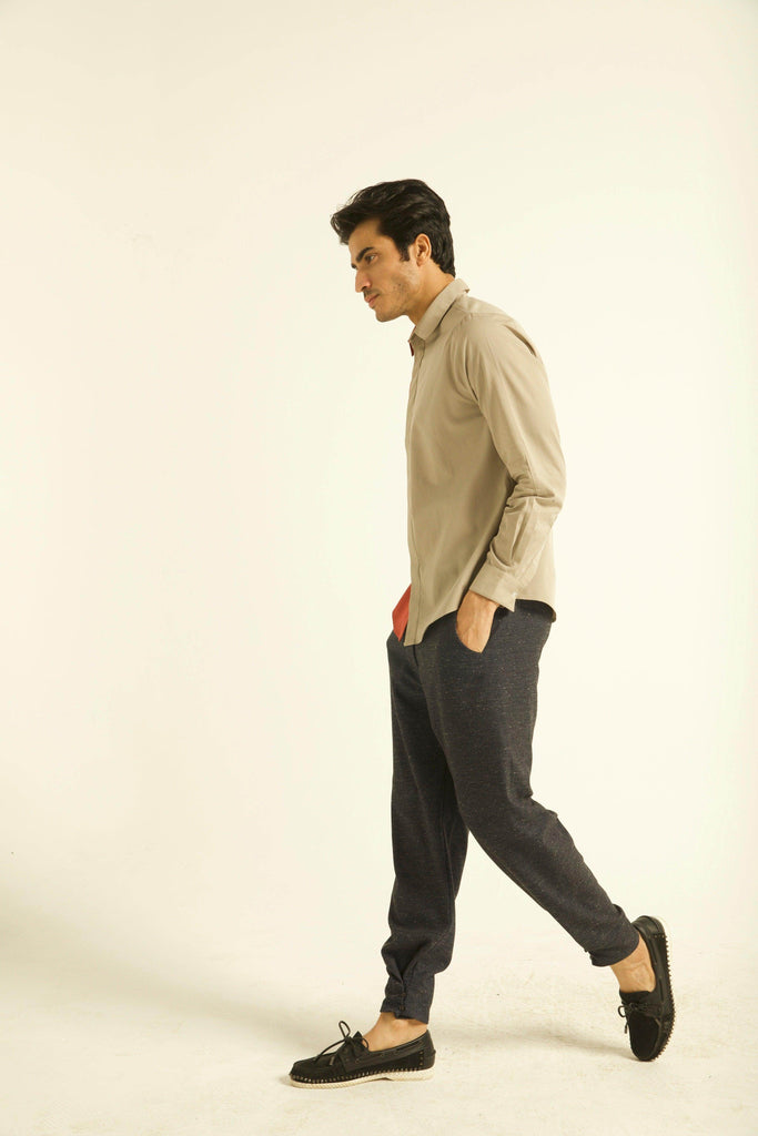 BUTTON CUFF TROUSER - dash and dot dash and dot