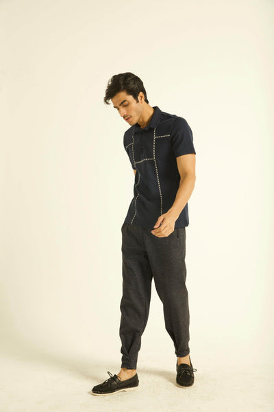 BUTTON CUFF TROUSER - dash and dot