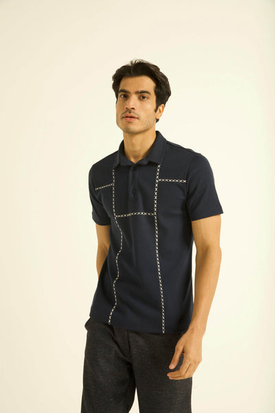 CROSS STITCH POLO - dash and dot