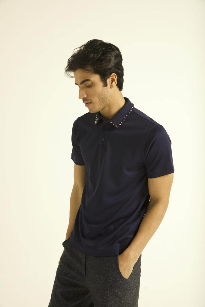 STUD POLO - dash and dot dash and dot