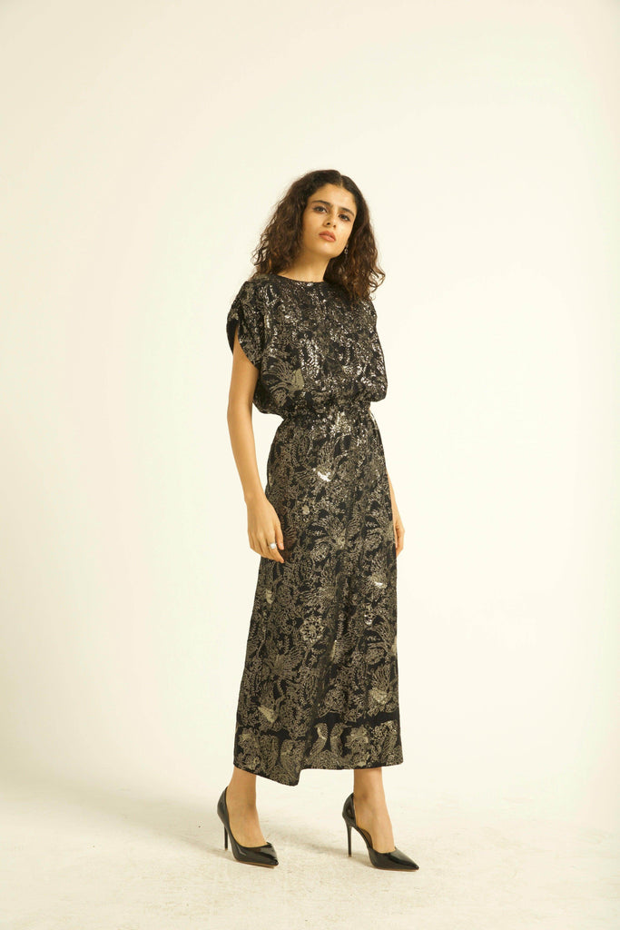 PAISLEY SEQUIN DRESS - dash and dot dash and dot