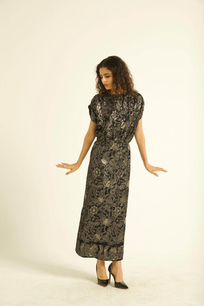 PAISLEY SEQUIN DRESS - dash and dot dash and dot