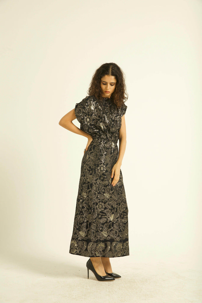 PAISLEY SEQUIN DRESS - dash and dot dash and dot