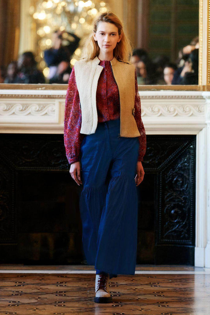 EMBROIDERED TEXTILE SHIRT - dash and dot dash and dot