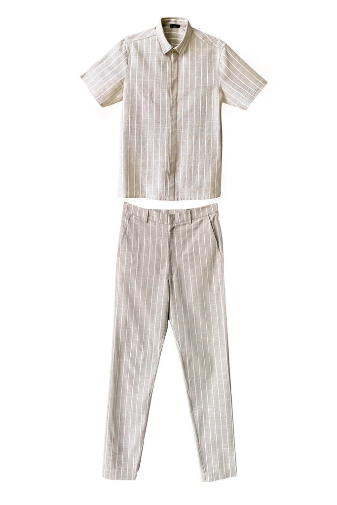 STRIPE HALF SLEEVE SET - dash and dot dash and dot