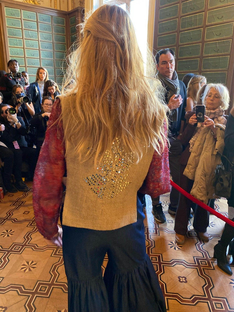 JUTE GILLET - dash and dot dash and dot