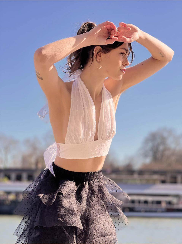 FRILL SKIRT - dash and dot dash and dot