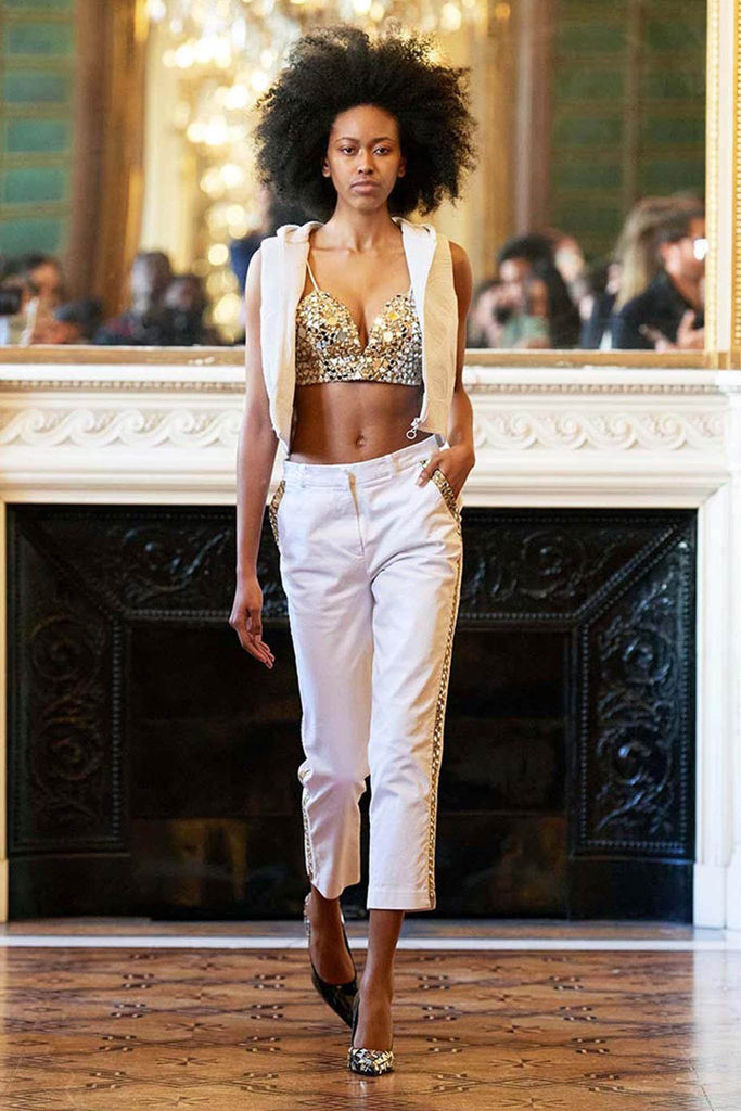 MIRROR STRIPE PANT - dash and dot dash and dot