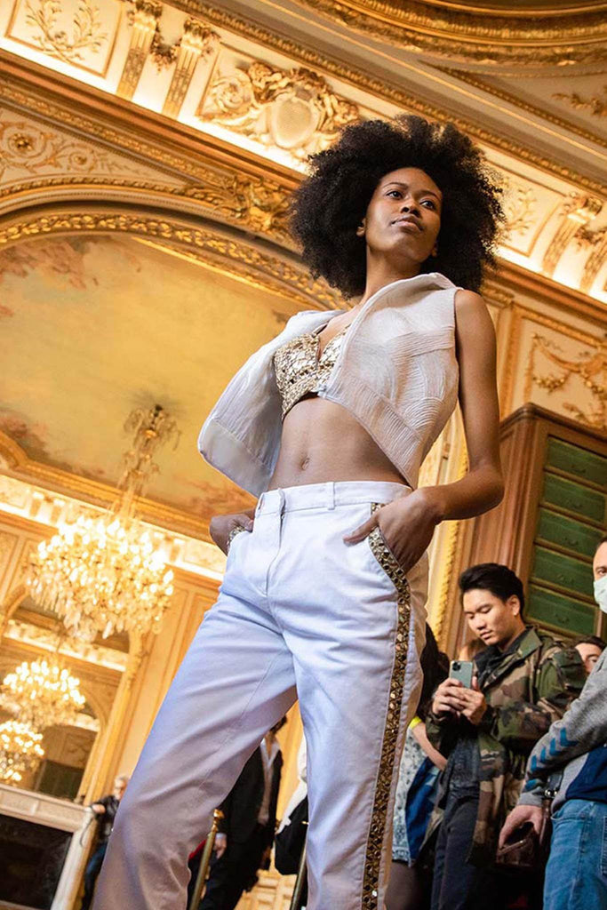 CROP HOODED JACKET - dash and dot dash and dot