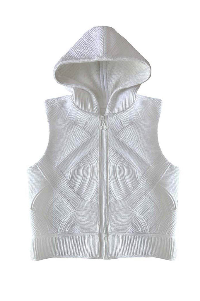 CROP HOODED JACKET - dash and dot dash and dot