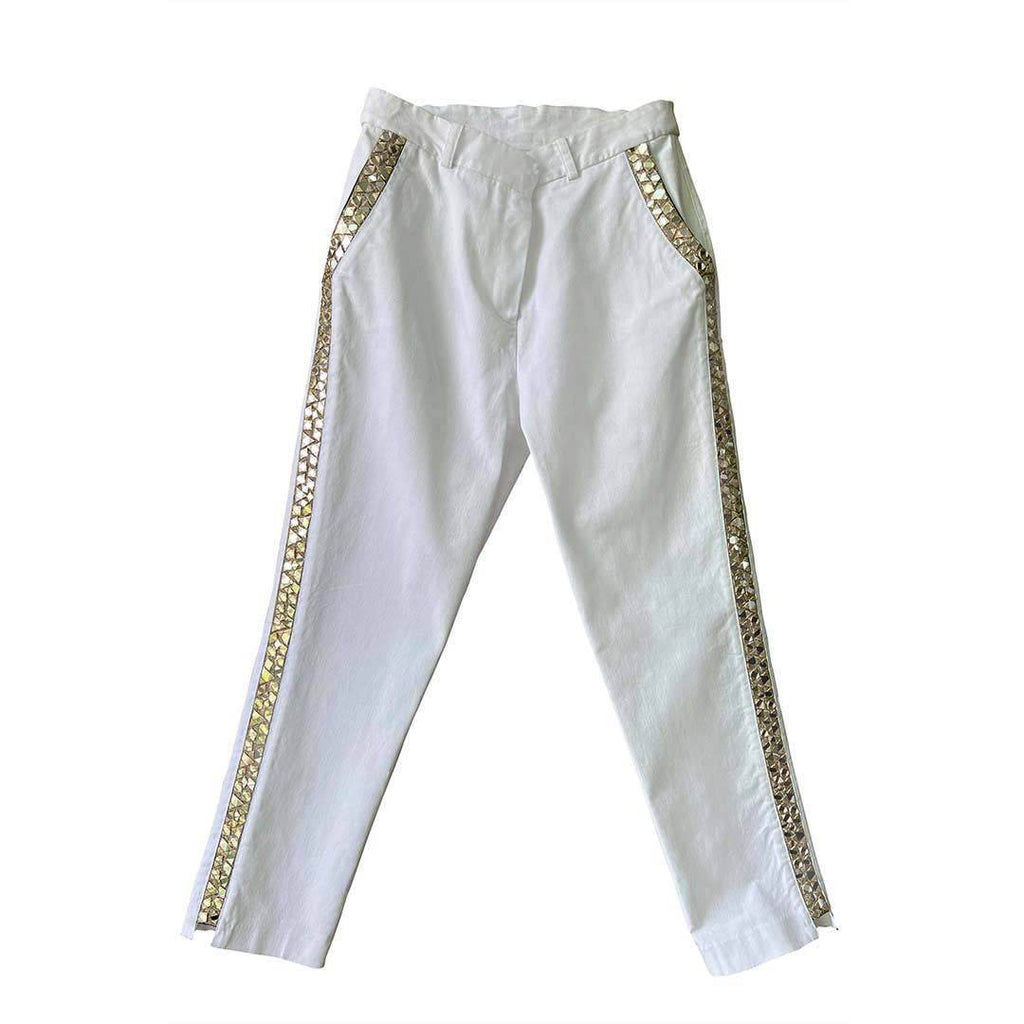 MIRROR STRIPE PANT - dash and dot dash and dot