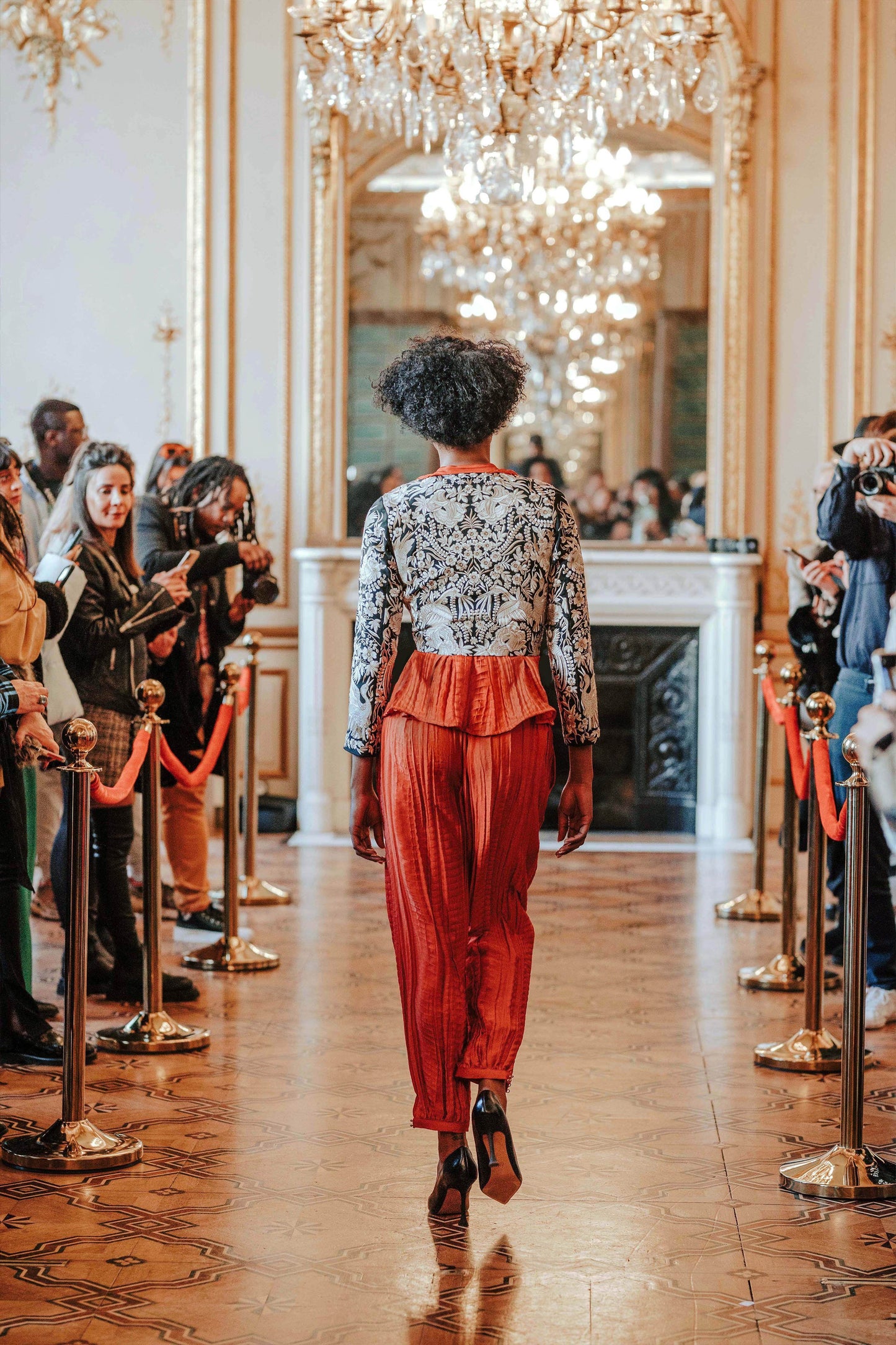 RUST CRUSHED PANTS - dash and dot