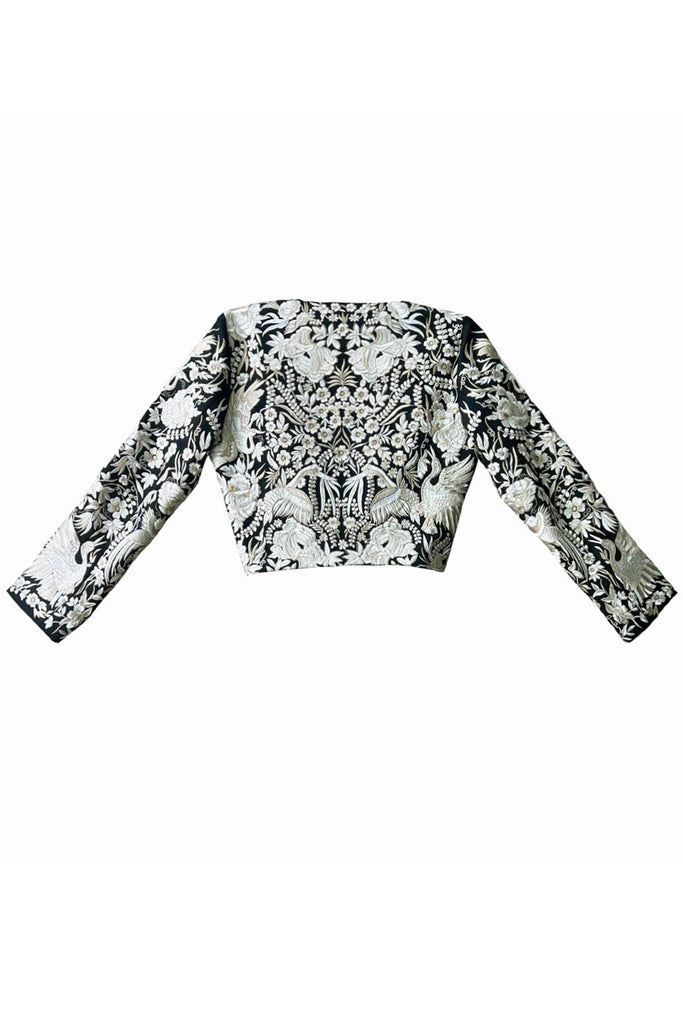 EMBROIDERED CUTOUT JACKET - dash and dot dash and dot