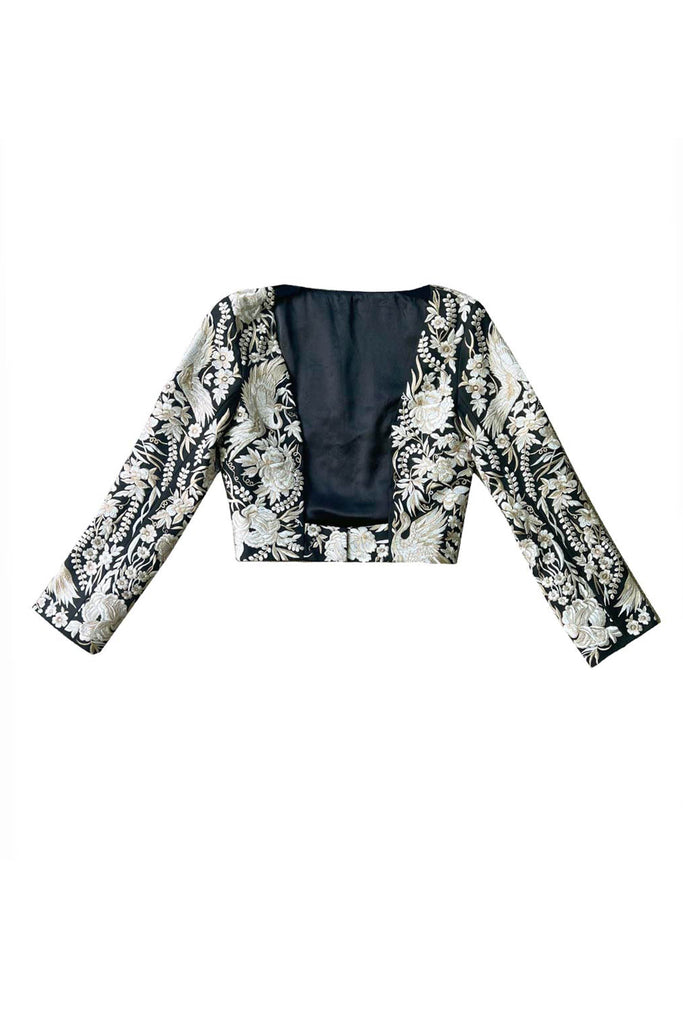 EMBROIDERED CUTOUT JACKET - dash and dot dash and dot