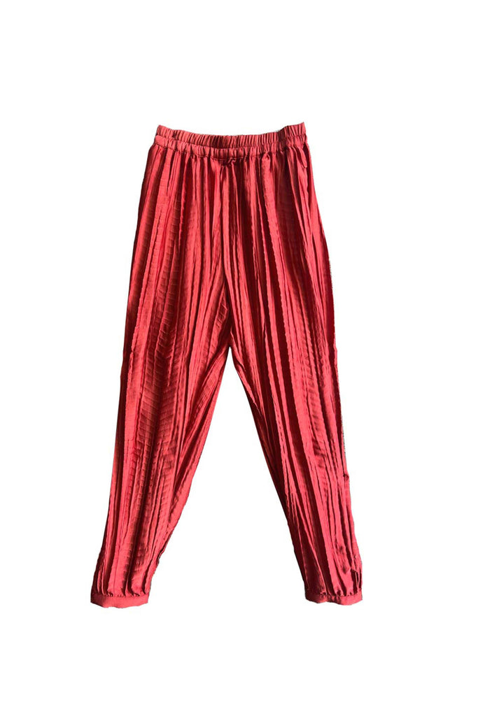 RUST CRUSHED PANTS - dash and dot dash and dot