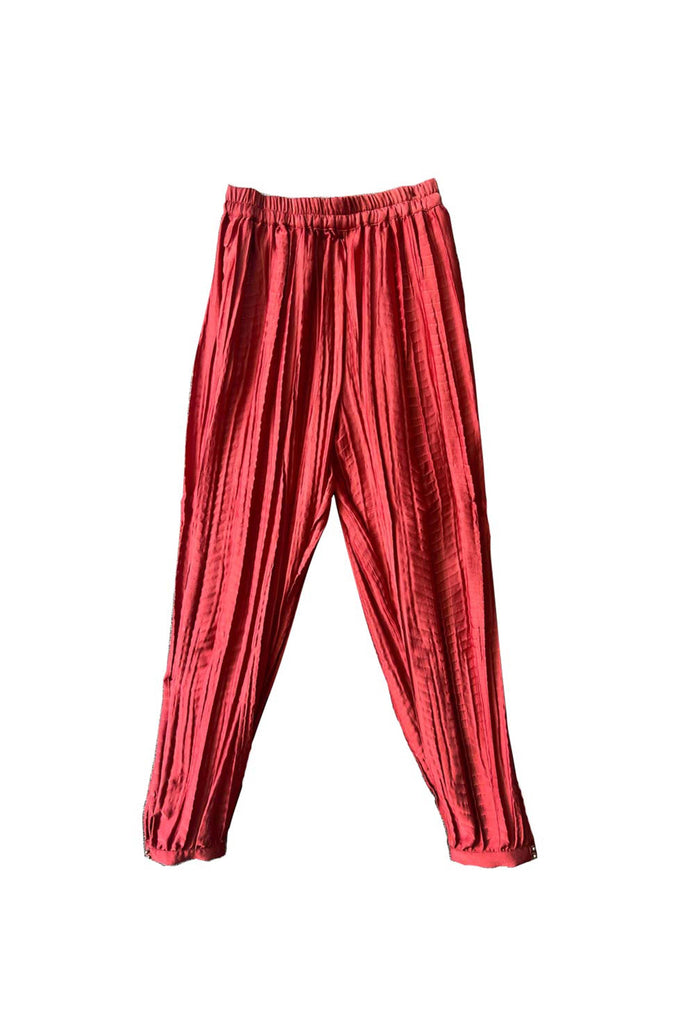 RUST CRUSHED PANTS - dash and dot dash and dot