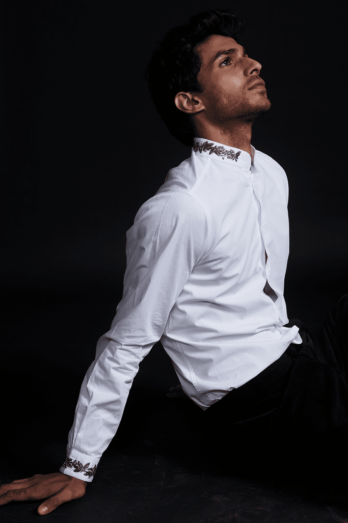 ZARDOZI SHIRT - dash and dot dash and dot