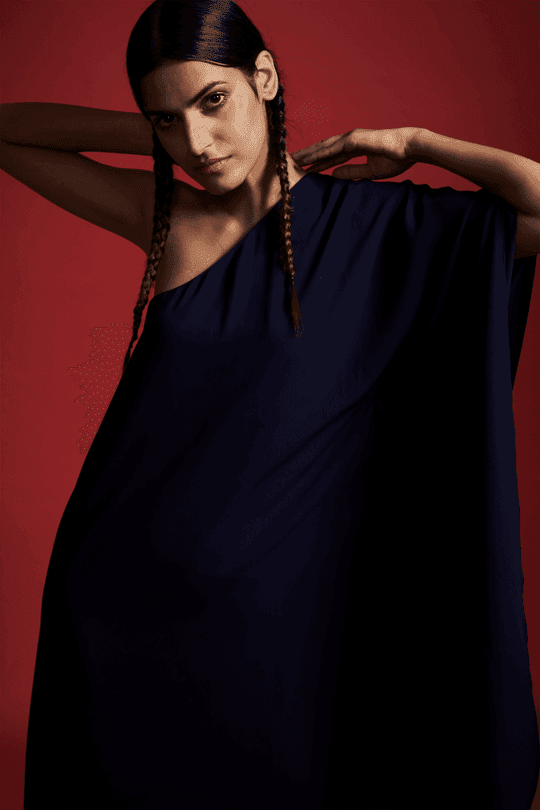 ONE SHOULDER KAFTAN - dash and dot dash and dot