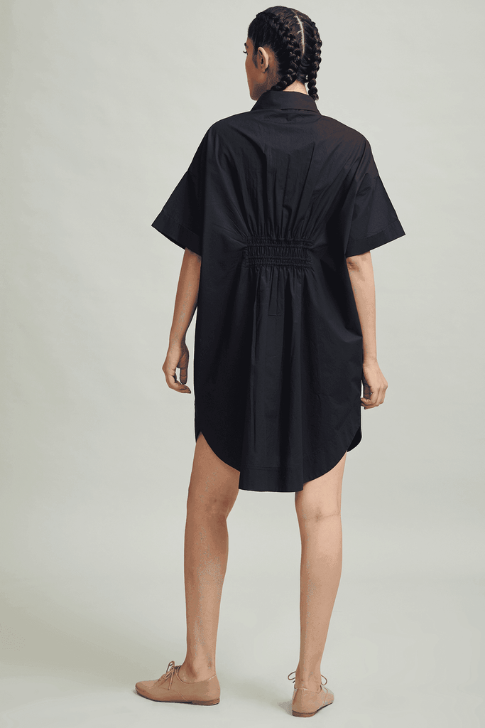 CONTRAST POCKET SHIRT DRESS - dash and dot dash and dot