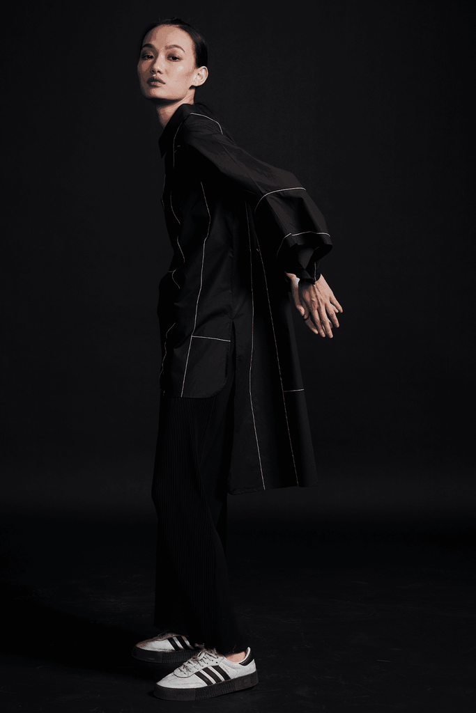 CONTRAST STITCH SHIRT - dash and dot dash and dot