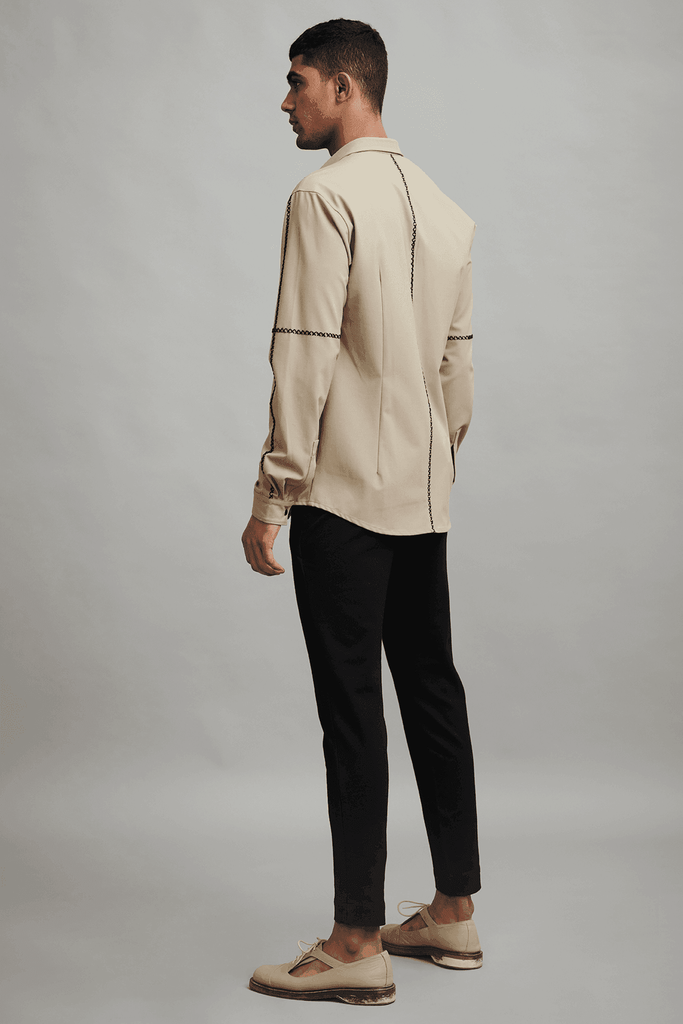 CROSS STITCH SHIRT - dash and dot dash and dot