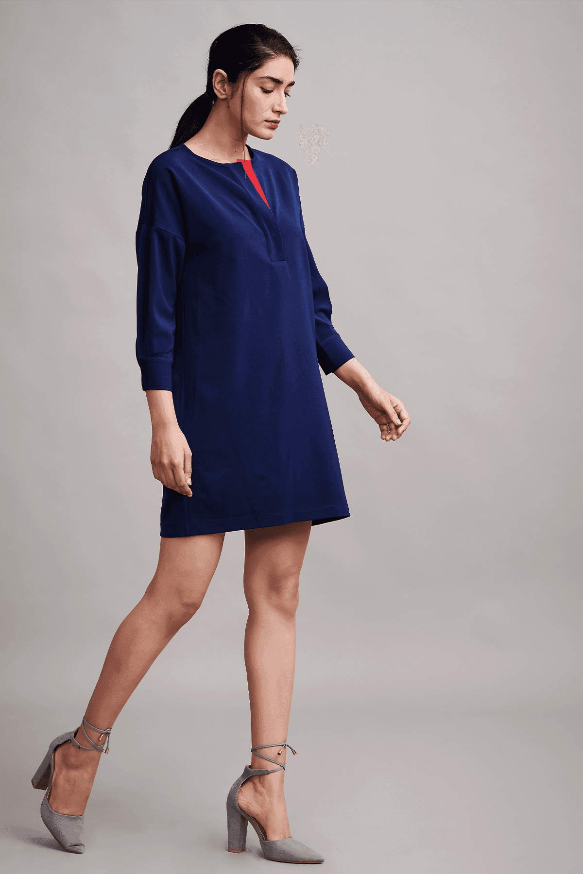 POP PLACKET DRESS - dash and dot