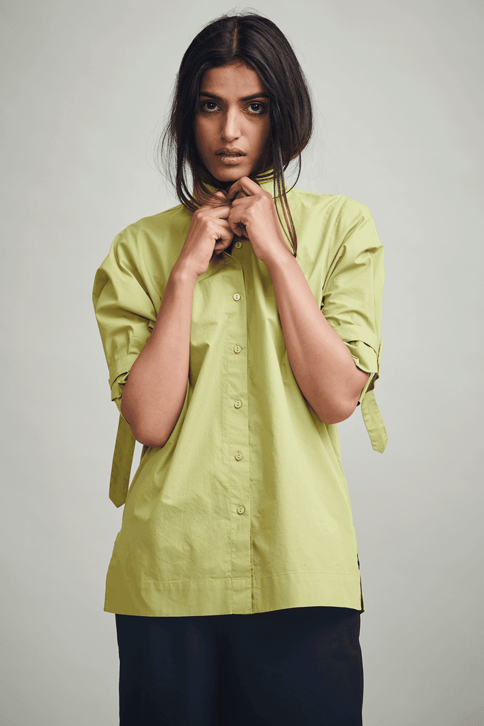 BUCKLE CUFF SHIRT - dash and dot dash and dot