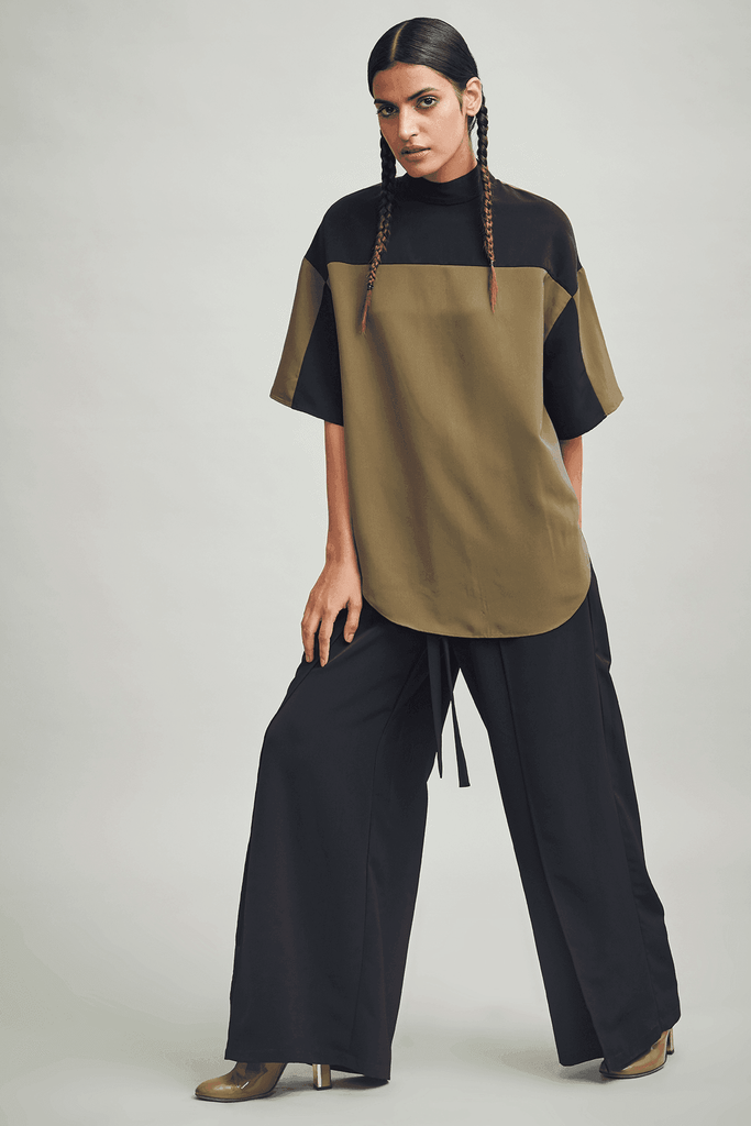 COLOR BLOCK BLOUSE - dash and dot dash and dot