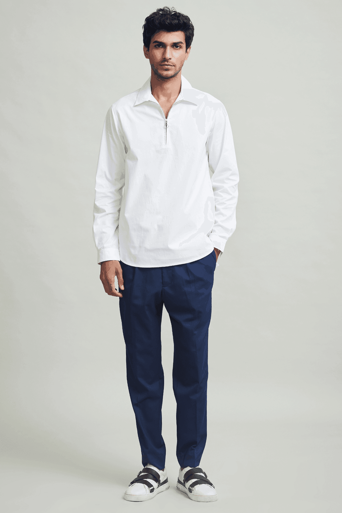 ZIP FRONT POPOVER - dash and dot
