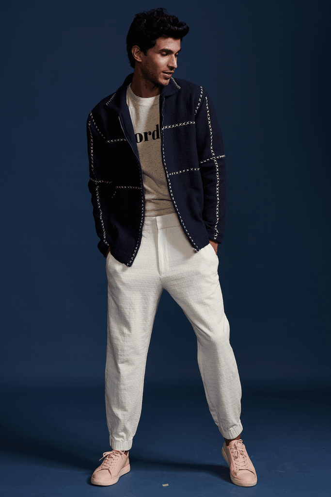 CROSS STITCH JACKET - dash and dot dash and dot