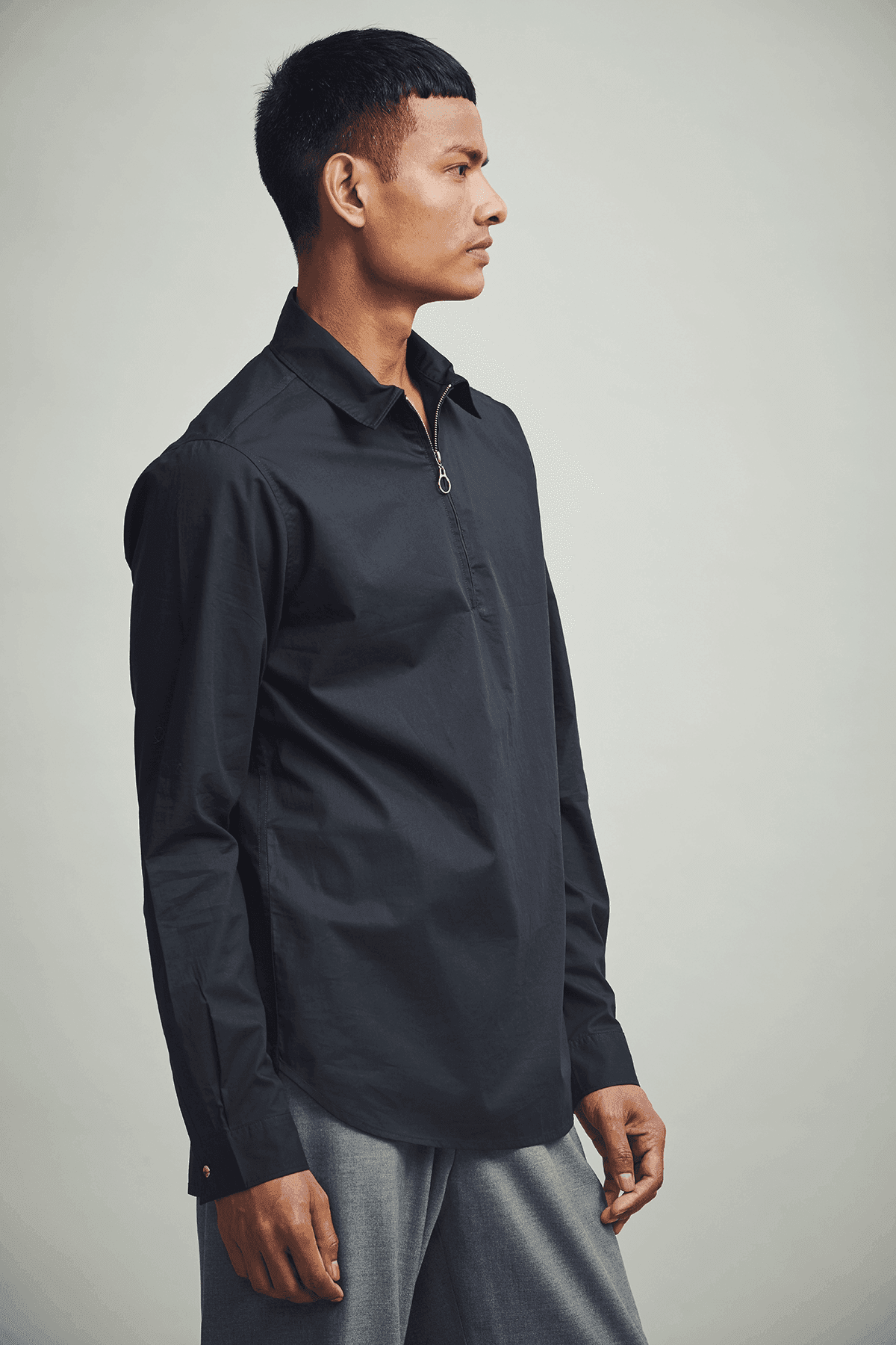 ZIP FRONT POPOVER - dash and dot