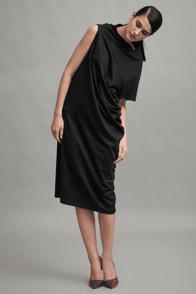 SINGLE DROP SHOULDER DRESS - dash and dot dash and dot