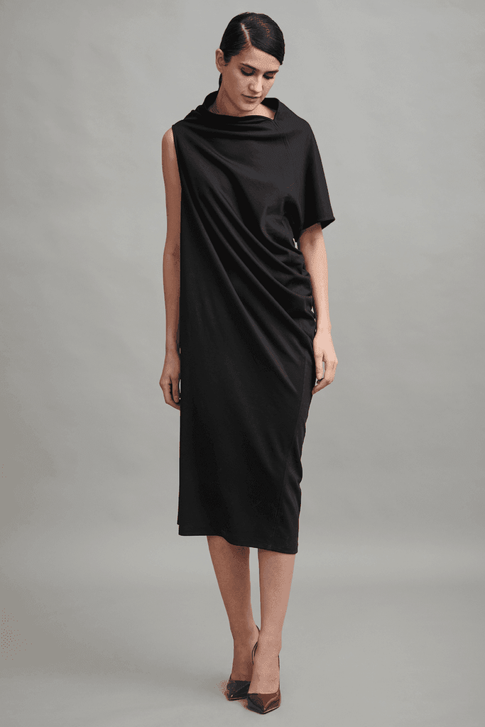 SINGLE DROP SHOULDER DRESS - dash and dot dash and dot