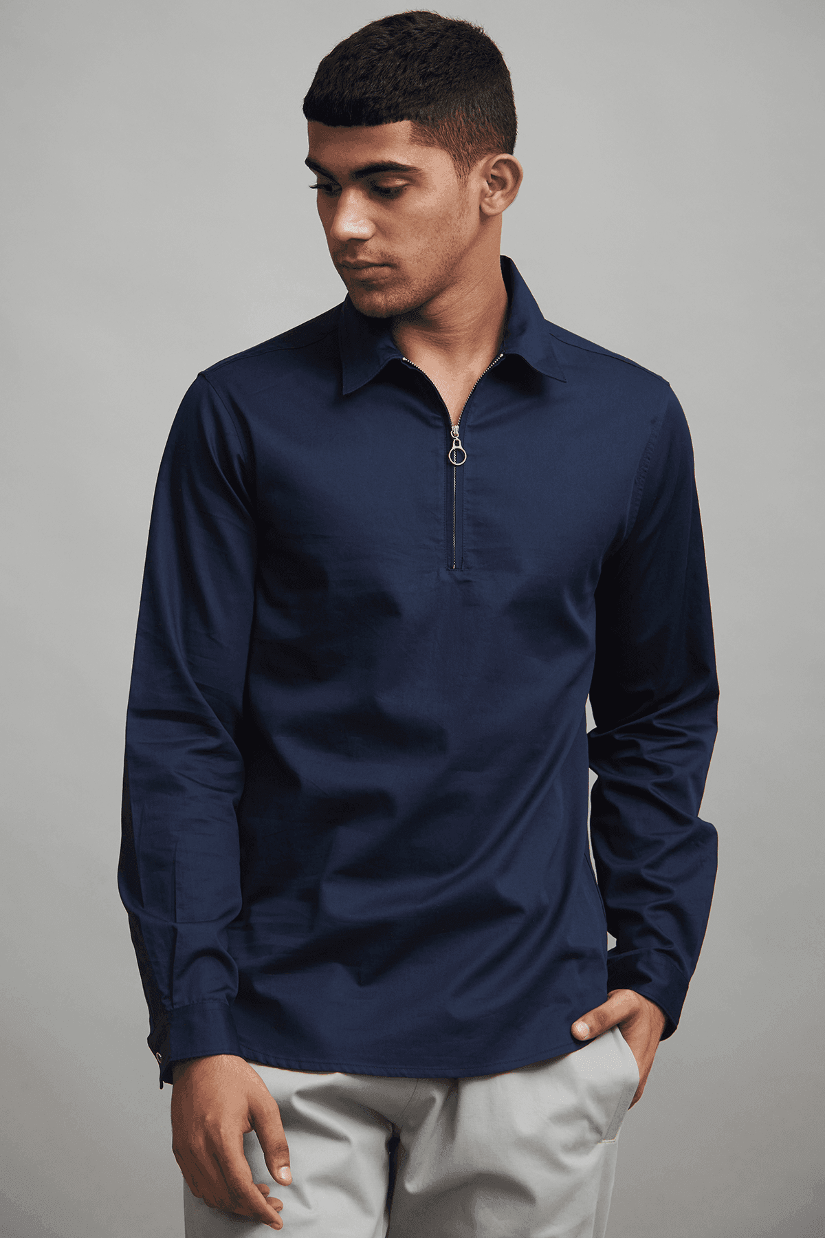 ZIP FRONT POPOVER - dash and dot