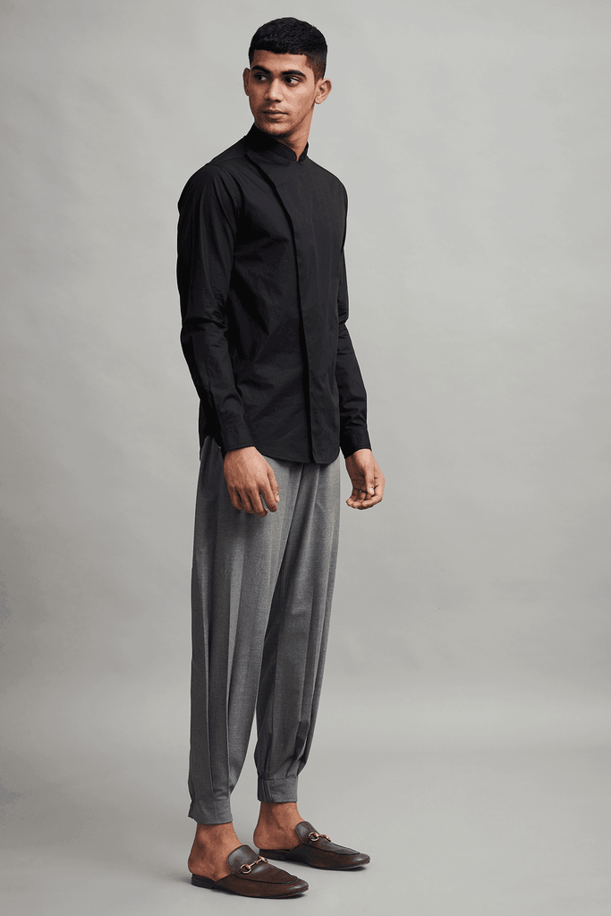 SLANT FRONT SHIRT - dash and dot dash and dot