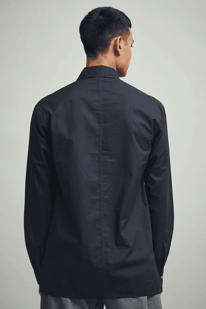 ZIP FRONT POPOVER - dash and dot dash and dot