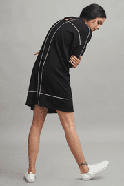 HIGH NECK DRESS - dash and dot dash and dot