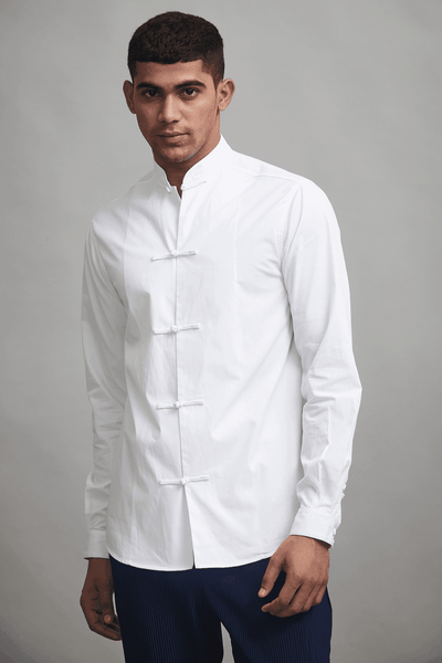 KNOTTED BUTTON SHIRT - dash and dot